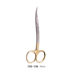 Tissue Scissors - Curved/Serrated 16cm