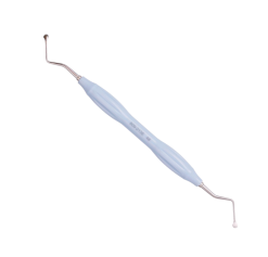 Surgical Curettes Plastic Handle - Round shape with serrated 4.0mm
