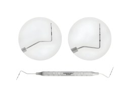 Perio Probe double head Hollow Handle CP15/CPI 8mm