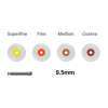 Kerr Type Polishing Discs Ø9.5mm Assorted Grits (Coarse–Superfine)