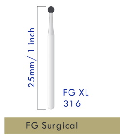 Tungsten FG Surgical Bur (5pcs/ Pack)