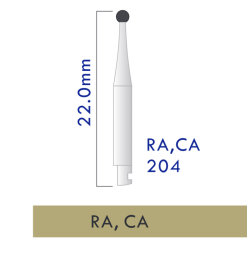 Standard Slow Speed RA Burs (5pcs/pack)